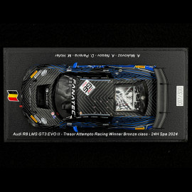 AUDI R8 LMS GT66 EVO II N °66 Winner Bronze class 24H Spa 2024 F1 1/43 Spark S9562