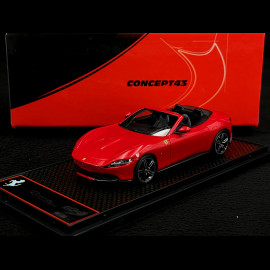 Ferrari Roma Spider 322 2020 Rosso Corsa 1/43 BBR Models BBRC282B1