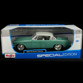 Studebaker Starliner Coupé 1953 Mint Green Light Grey 1/18 Maisto 31651GN