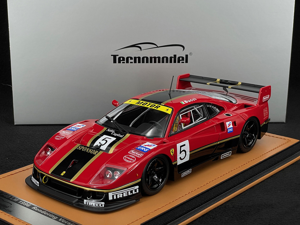 Ferrari F40 LM 1996 – Tecnomodel 1/18 Résine (Stefano Bucci Rendering) – Neuf