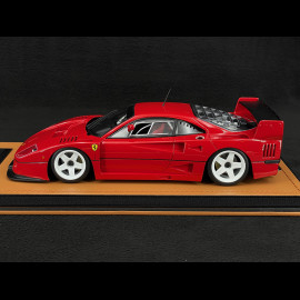 Ferrari F40 LM Press Version 1996 Rot mit weißen Rändern 1/18 Tecnomodel TM18-410D