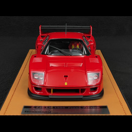 Ferrari F40 LM Press Version 1996 Rot mit weißen Rändern 1/18 Tecnomodel TM18-410D