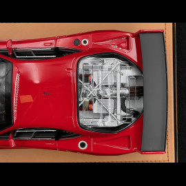 Ferrari F40 LM Press Version 1996 Rot mit weißen Rändern 1/18 Tecnomodel TM18-410D