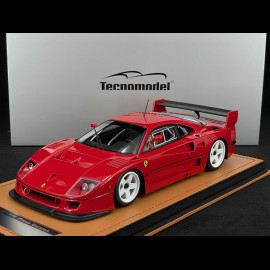 Ferrari F40 LM Press Version 1996 Rot mit weißen Rändern 1/18 Tecnomodel TM18-410D