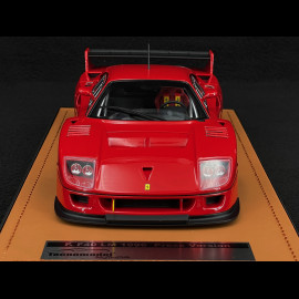 Ferrari F40 LM Press Version 1996 Red with Black Rims 1/18 Tecnomodel TM18-410Fv