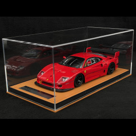 Ferrari F40 LM Press Version 1996 Rot mit schwarzen Felgen 1/18 Tecnomodel TM18-410F
