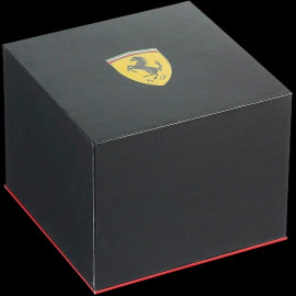Ferrari Aspire Chronograph Uhr Schwarz Leder / Silikon Armband 0830791