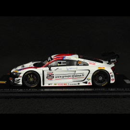 Audi R8 LMS GT3 Evo II n° 25 2nd 24h Spa 2024 1/43 Spark SB791