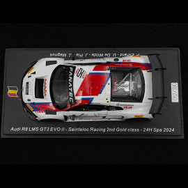 Audi R8 LMS GT3 Evo II n° 25 2nd 24h Spa 2024 1/43 Spark SB791