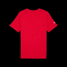 Ferrari T-Shirt Leclerc Hamilton Großes Logo Rot Puma 632783-02