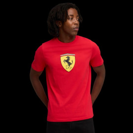 Ferrari T-Shirt Leclerc Hamilton Großes Logo Rot Puma 632783-02