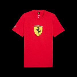 Ferrari T-Shirt Leclerc Hamilton Großes Logo Rot Puma 632783-02