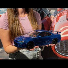 Nissan Skyline GT-R R34 Nismo Z-Tune Bayside Blue 1/12 Ottomobile G082