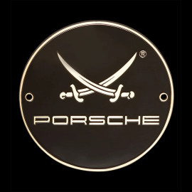 Porsche Grille Badge X Sansibar Black / Gold WAP0508150RSAN