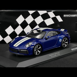 Porsche 911 Sport Classic Typ 992 2022 Gentianblau 1/18 Minichamps 155062005