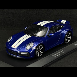 Porsche 911 Sport Classic Typ 992 2022 Gentianblau 1/18 Minichamps 155062005