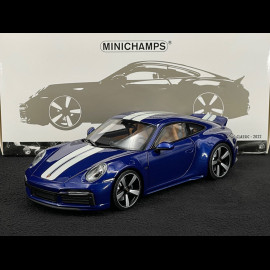 Porsche 911 Sport Classic Typ 992 2022 Gentianblau 1/18 Minichamps 110069202