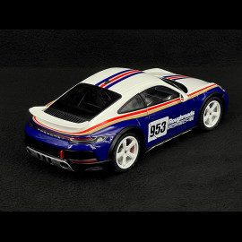 Porsche 911 Dakar Type 992 2022 Roughroads White / Blue 1/18 Minichamps 110062075