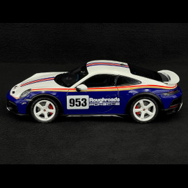 Porsche 911 Dakar Type 992 2022 Roughroads White / Blue 1/18 Minichamps 110062075