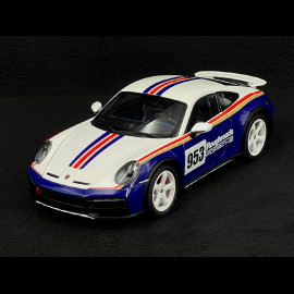 Porsche 911 Dakar Type 992 2022 Roughroads White / Blue 1/18 Minichamps 110062075