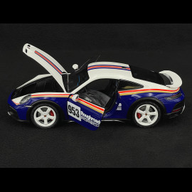 Porsche 911 Dakar Type 992 2022 Roughroads White / Blue 1/18 Minichamps 110062075