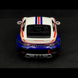 Porsche 911 Dakar Type 992 2022 Roughroads White / Blue 1/18 Minichamps 110062075