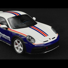 Porsche 911 Dakar Type 992 2022 Roughroads White / Blue 1/18 Minichamps 110062075