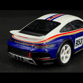 Porsche 911 Dakar Type 992 2022 Roughroads White / Blue 1/18 Minichamps 110062075