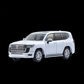 Toyota Land Cruiser ZX 2021 Withe Weiß Mit Broschüre 1/64 Kyosho 14KYO07118W