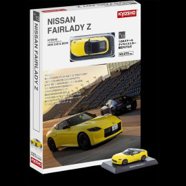 Nissan Fairlady Z Coupe 2023 Yellow with booklet 1/64 Kyosho 12KYO07117Y
