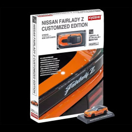 Nissan Fairlady Z Coupe 2023 Orange Mit Broschüre 1/64 Kyosho 15KYO07120P