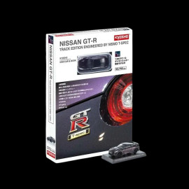 Nissan GT-R R35 Track Edition 2022 Dunkelviolett Mit Broschüre 1/64 Kyosho 03KYO07067TP