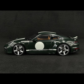 Porsche 911 Sport Classic Type 992 2022 Metallic Green / White Stripes 1/18 Minichamps 110069204