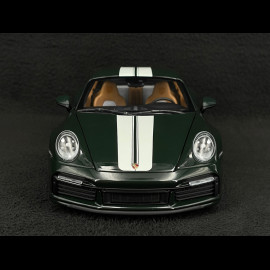 Porsche 911 Sport Classic Type 992 2022 Metallic Green / White Stripes 1/18 Minichamps 110069204