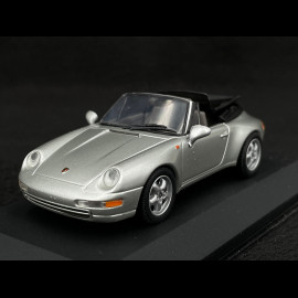 Porsche 911 Cabriolet Type 993 1993 Silber 1/43 Minichamps 430063030