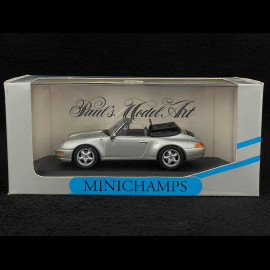 Porsche 911 Cabriolet Type 993 1993 Silber 1/43 Minichamps 430063030