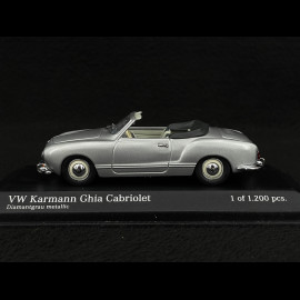 Volkswagen VW Karmann Ghia Cabriolet 1957 Diamantgrau 1/43 Minichamps 430051035