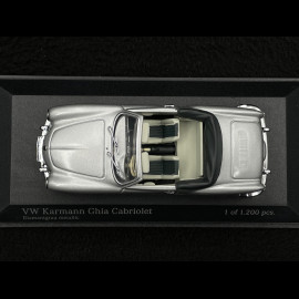 Volkswagen VW Karmann Ghia Cabriolet 1957 Diamant Grey 1/43 Minichamps 430051035