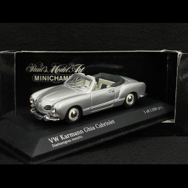 Volkswagen VW Karmann Ghia Cabriolet 1957 Diamant Grey 1/43 Minichamps 430051035