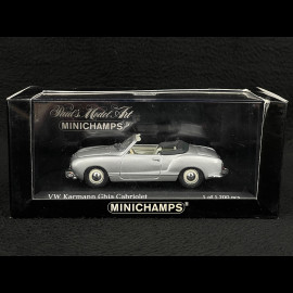Volkswagen VW Karmann Ghia Cabriolet 1957 Diamantgrau 1/43 Minichamps 430051035