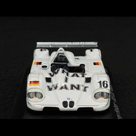 BMW V12 LMR Nr 16 24h Le Mans 1999 Jenny Holzer Art Car 1/43 Minichamps 80420008552