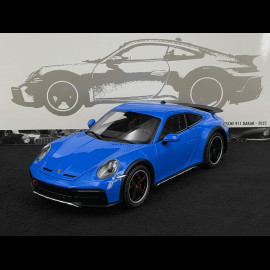 Porsche 911 Dakar Type 992 2022 Shark Blue 1/18 Minichamps 110062072