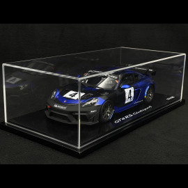 Porsche 718 Cayman GT4 RS Clubsport n° 4 2023 Violett / Schwarz 1/18 Spark WAP0214150PCAY