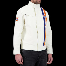 Gulf Jacke Racing Steve McQueen Le Mans Legend Cremebeige GU251JAM03-003 - herren