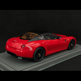 Ferrari 599 GTB Fiorano 2006 Rosso Corsa Cuoio Innenraum 1/18 BBR1871A1