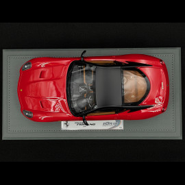 Ferrari 599 GTB Fiorano 2006 Rosso Corsa Cuoio Innenraum 1/18 BBR1871A1