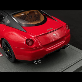Ferrari 599 GTB Fiorano 2006 Rosso Corsa Cuoio Innenraum 1/18 BBR1871A1