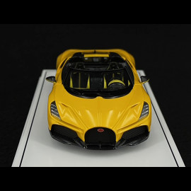 Bugatti W16 Mistral Yellow 2023 1/43 TrueScale Miniatures TSM430822