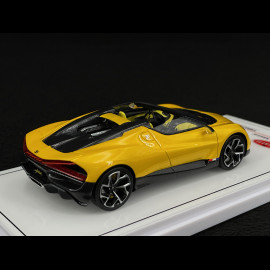 Bugatti W16 Mistral Yellow 2023 1/43 TrueScale Miniatures TSM430822