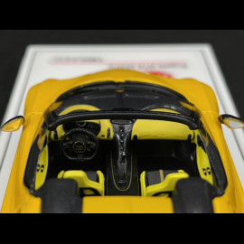 Bugatti W16 Mistral Yellow 2023 1/43 TrueScale Miniatures TSM430822